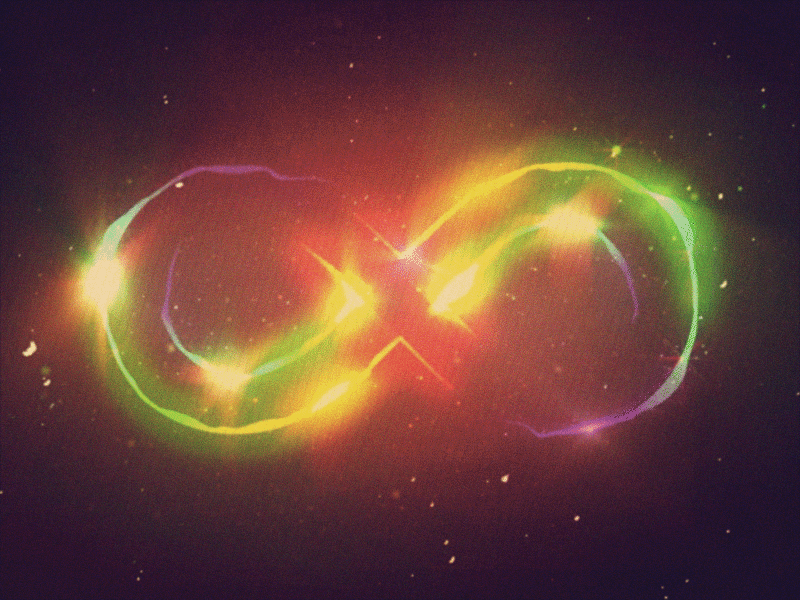 Infinity pt.14 animation colorful design experimental fantasy logo loop