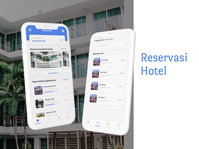 Reservasi hotel 3d animation desain aplikasi graphic design home desain home page home ui mobile logo motion graphics search desain ui ui desain ui mobile ui ux uiux desain uiux mobile ux desain