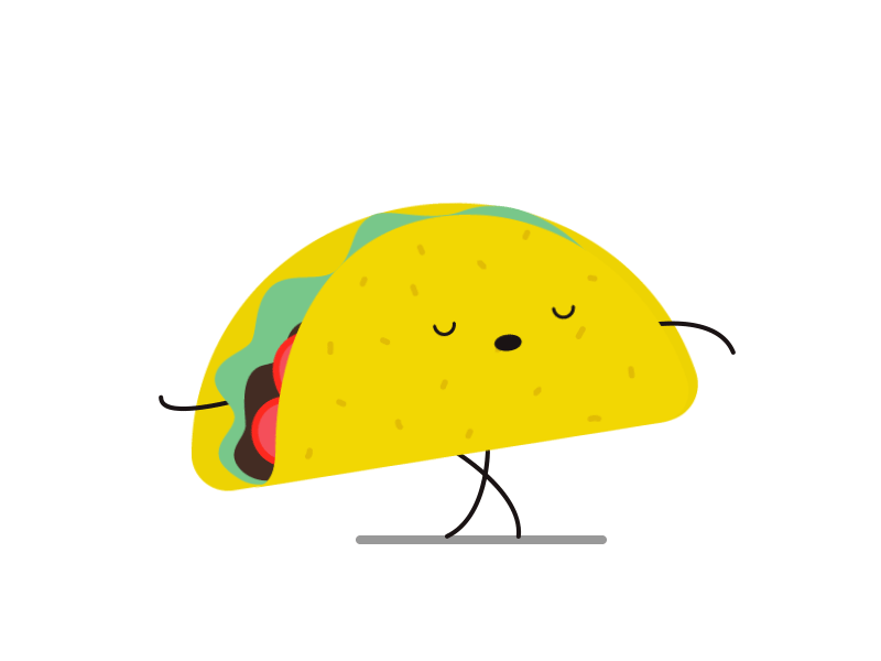 I Don't Wanna Taco 'Bout It after effects animation food gif illustration taco