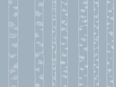 Birch Pattern backgrounds botanical drawing illustration patterns trees