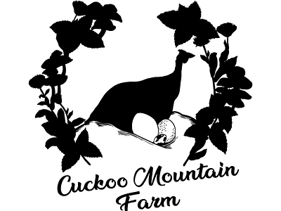 Cuckoo Mountain Farm Logo - Silhouette