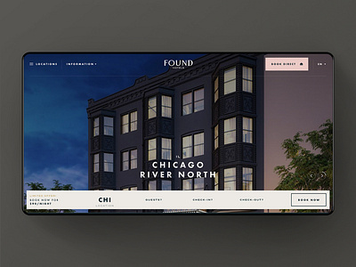 FOUND Hotels Desktop Site