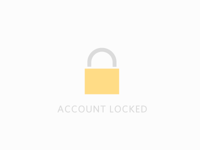 Account Locked account ai icon illustrator lock locked