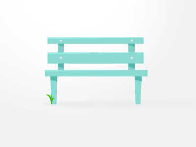 Bench Icon bench gradient icon