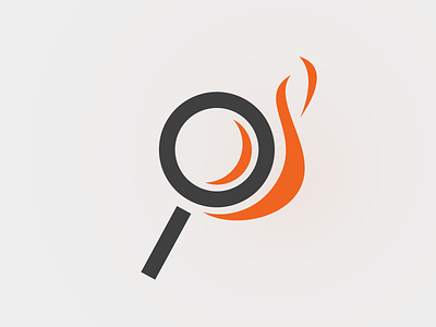Serious Searching Horsepower flames icon search