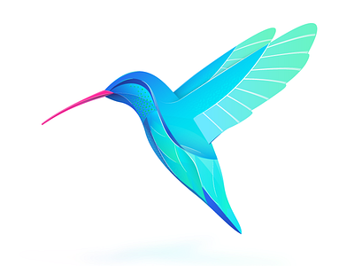 Hummingbird ai bird blue feathers hummingbird illustration vector