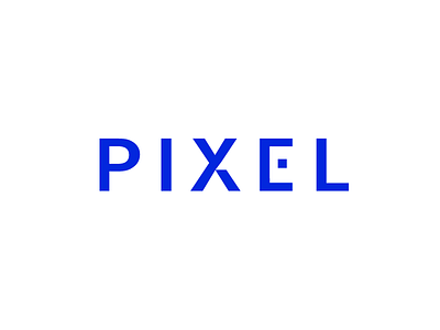 Pixel logo type