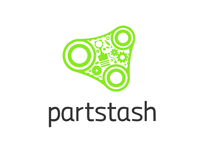 Partstash Logo car gear logo mark motorcycle parts