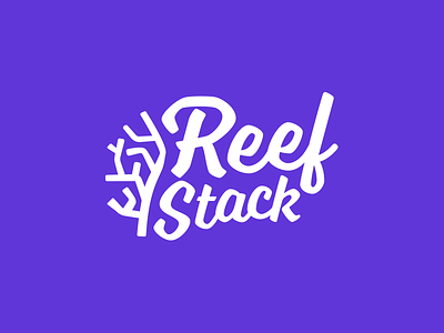 Reef Stack apparel coral icon logo reef reefkeeping stack t shirts
