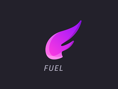 Fuel App app drop f flame fuel gas gradient graphic icon logo oil
