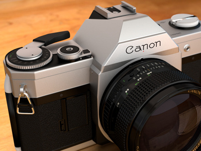 Canon Camera 3d camera illustration