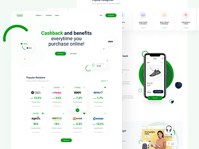 Cashback Landing Page