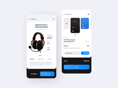 eCommerce app concept