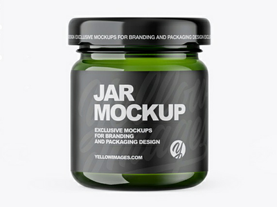 Green Jar Mockup
