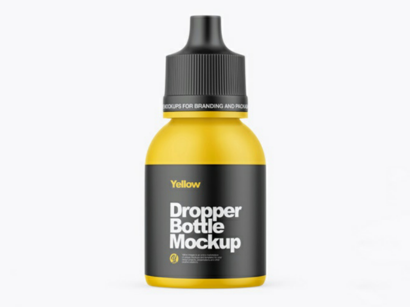 Download Matte Dropper Bottle Mockup By Vadim On Dribbble