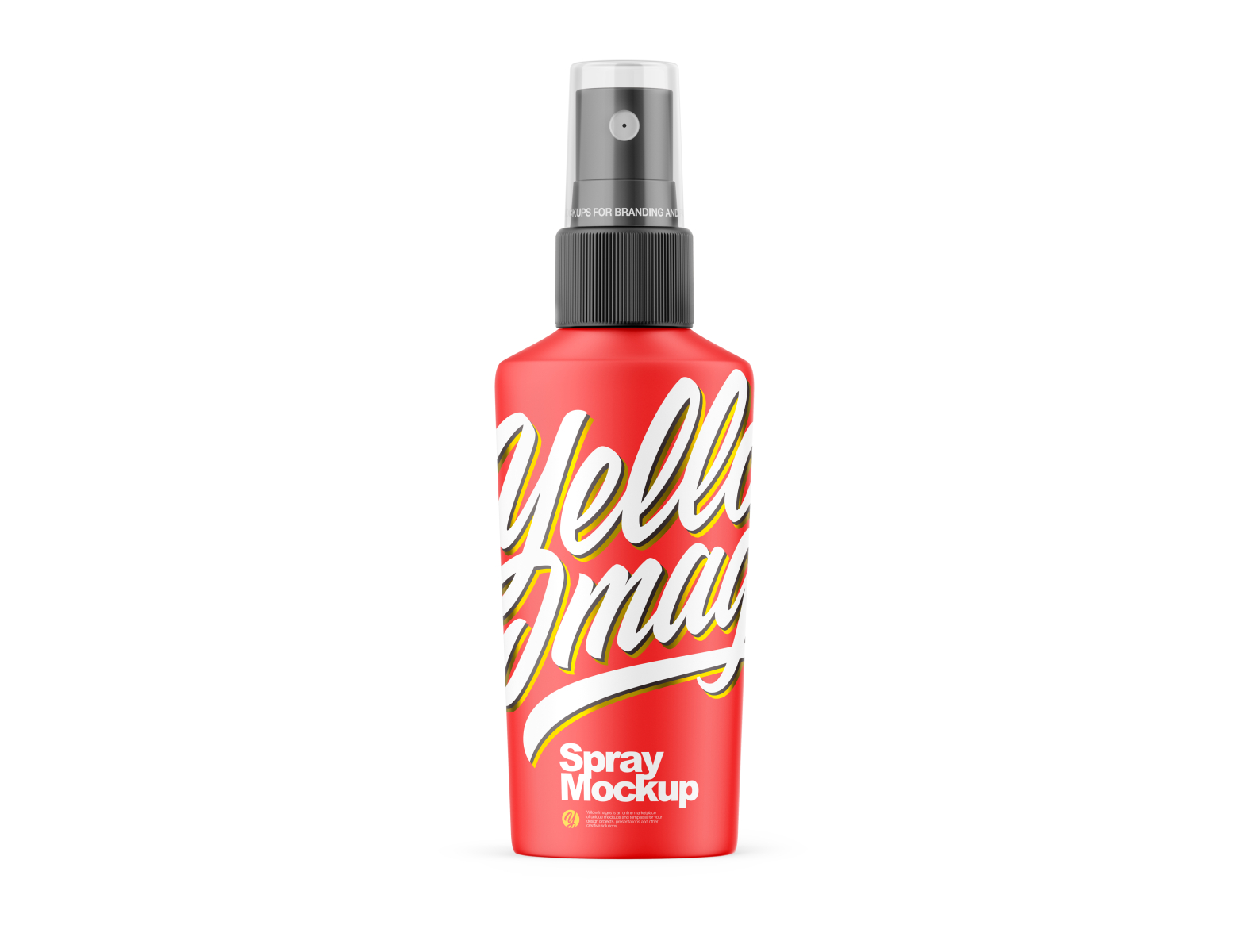 Download Matte Spray Bottle Mockup By Vadim On Dribbble Yellowimages Mockups