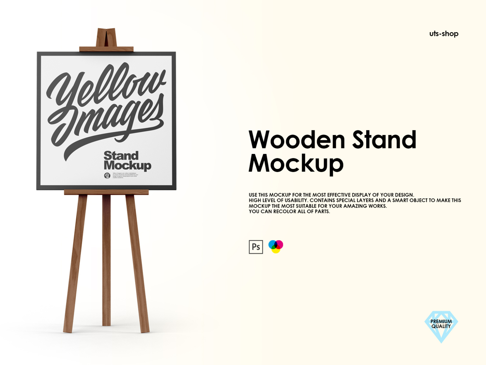 Wooden Stand Mockup by Vadim Petrov on Dribbble