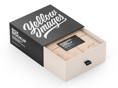 Download Opened Box Mockup By Vadim On Dribbble