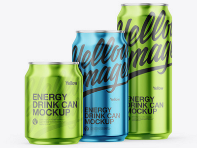 Cans Mockup aluminium beer branding can cans cola design drink food like metallic mockup mockups soda