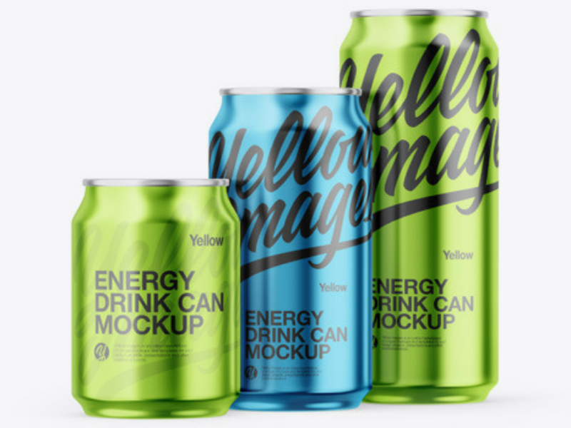 Download Cans Mockup By Vadim On Dribbble Yellowimages Mockups