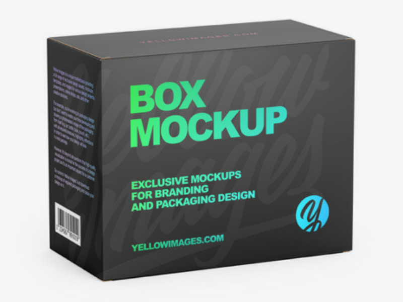 Download Box Mockup By Vadim On Dribbble PSD Mockup Templates