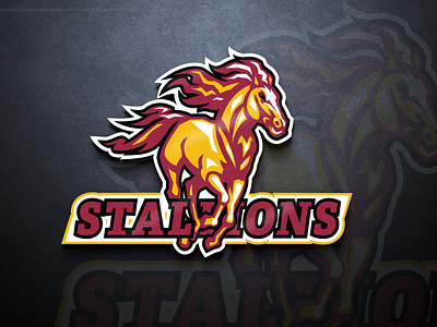 BLRA Stallions Athletic Logo