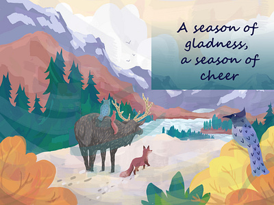 A Season of Gladness - Greeting Card