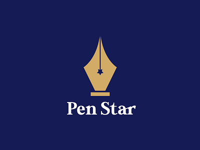 logo design pen star