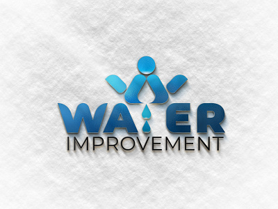 Water Improvement Logo concept 2020 abstract agency agency website agent agriculture artificial intelligence artkits design firehub illustration logo logo design logodesign logos logotype vector water watercolor waterfall