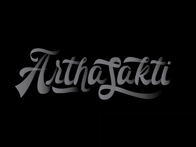 Arthasakti Logo design logo typography vector