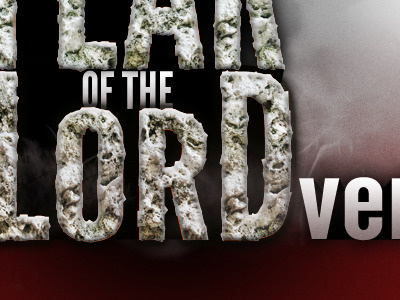 The Fear of the Lord church fear fog jesus lord smoke stone typography