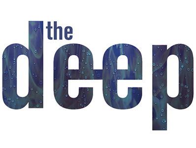 The deep deep fire logo water