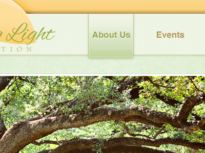 WIP Website 2 green menu navigation yellow