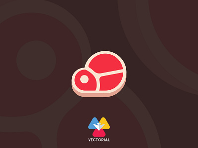 Beef Steak design flat flat design flatdesign icon illustration illustrator logo tutorial vector vectorial