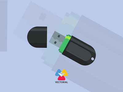 USB adobe illustrator design flat flat design flatdesign icon illustration illustrator logo tutorial vector