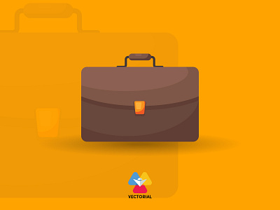 Briefcase design flat flat design flatdesign icon illustration illustrator logo tutorial vector vectorial