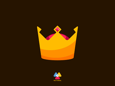 Crown design flat flat design flatdesign icon illustration illustrator logo tutorial vector vectorial