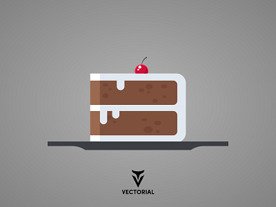 Cake cake cake tutorial cake vector design flat flat cake flat design flatdesign icon illustration illustrator logo tutorial vector vectorial