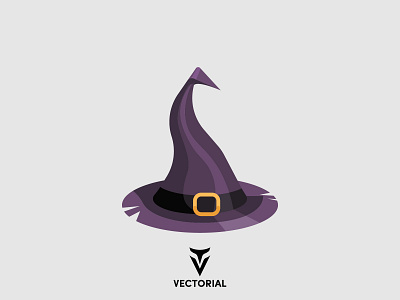 Witch hat design flat flat design flat witch hat flatdesign halloween halloween icons halloween item hat icon illustration illustrator logo tutorial vector vectorial witch witch hat witch hat icon witch hat vector