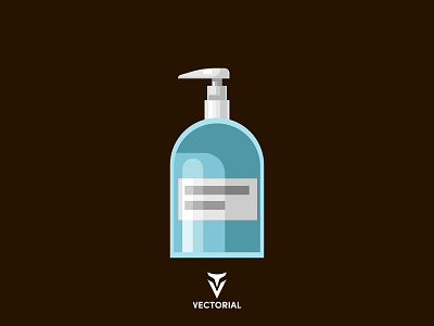 Sanitizer bottle bottle design flat flat design flatdesign icon illustration illustrator logo sanitizer sanitizer bottle tutorial vector vectorial