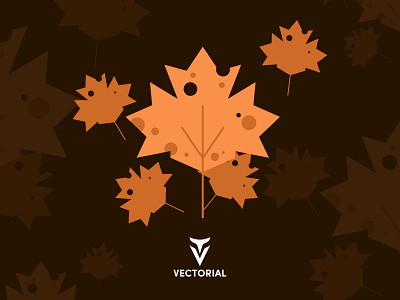 Autumn leaves autumn autumn leaf autumn leaves design flat flat design flat leaf flatdesign icon illustration illustrator leaves vector logo tutorial vector vectorial