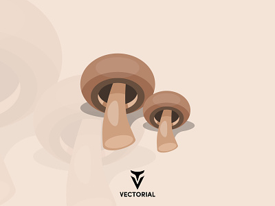 Mushroom vector design faridhuseynli flat flat design flat mushroom flatdesign illustration illustrator mushroom mushroom icon mushroom vector vector