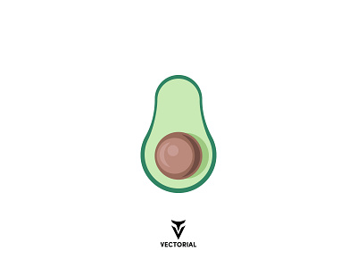 Avocado avocado avocado icon avocado logo design flat flat design flatdesign illustration illustrator logo tutorial vector