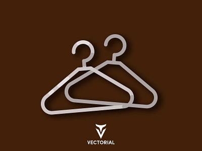 Hangers design flat flat design flatdesign hanger hangers illustration illustrator logo tutorial vector