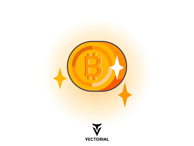 Bitcoin bitcoin design flat flat design flatdesign icon illustration illustrator logo tutorial vector vectorial