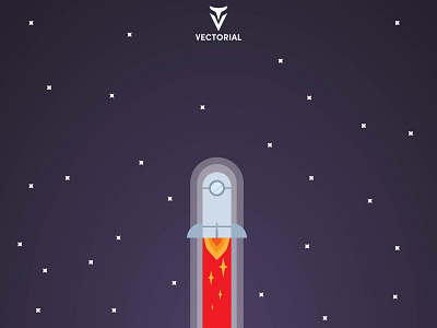 Rocket design flat flat design flatdesign icon illustration illustrator logo rocket tutorial vector