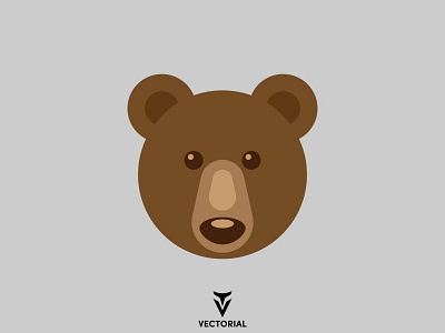 Bear bear design flat flat design flatdesign icon illustration illustrator logo tutorial vector vectorial