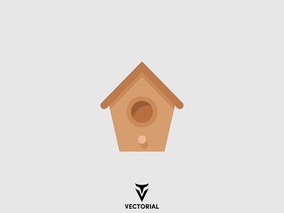 Bird House bird bird house bird house icon design flat flat design flatdesign house illustration illustrator logo tutorial vector