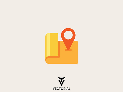 Location Pin design flat flat design flatdesign illustration illustrator location location pin logo map mapping pin tutorial vector