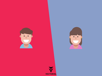 Man and woman boy character branding character character design design designflat man character flat flat design flat woman character flatdesign girl character illustration illustrator logo man ui vector woman